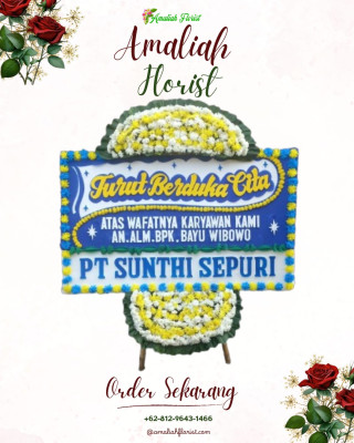 Papan Bunga Duka di Sosorgadong