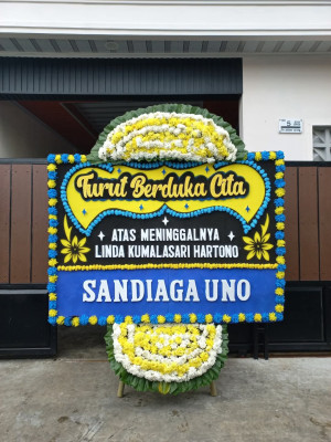 Papan Bunga Duka di Sosorgadong